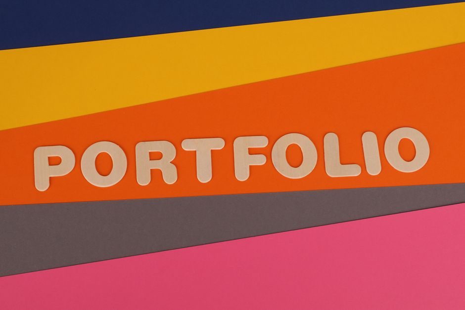 Portfolio-Website mit Projektraster und Case Studies
